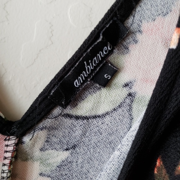 Black floral bodycon dress - Picture 4 of 4